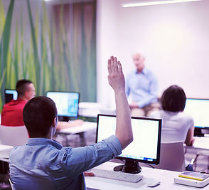 Hands-on classroom training session